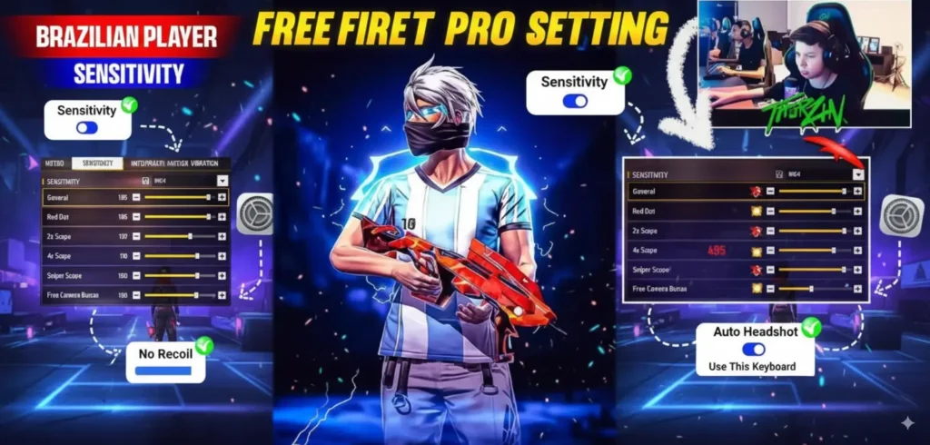 Free Fire Pro Player Setting