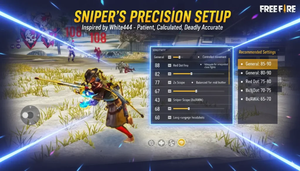 Free Fire Sniper Setting