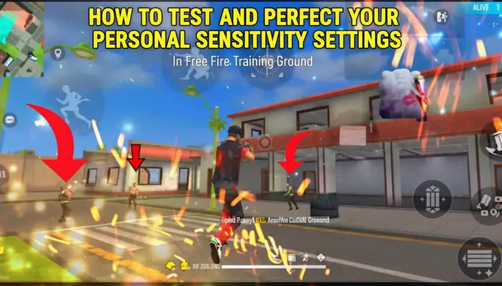 Free Fire headshot setting