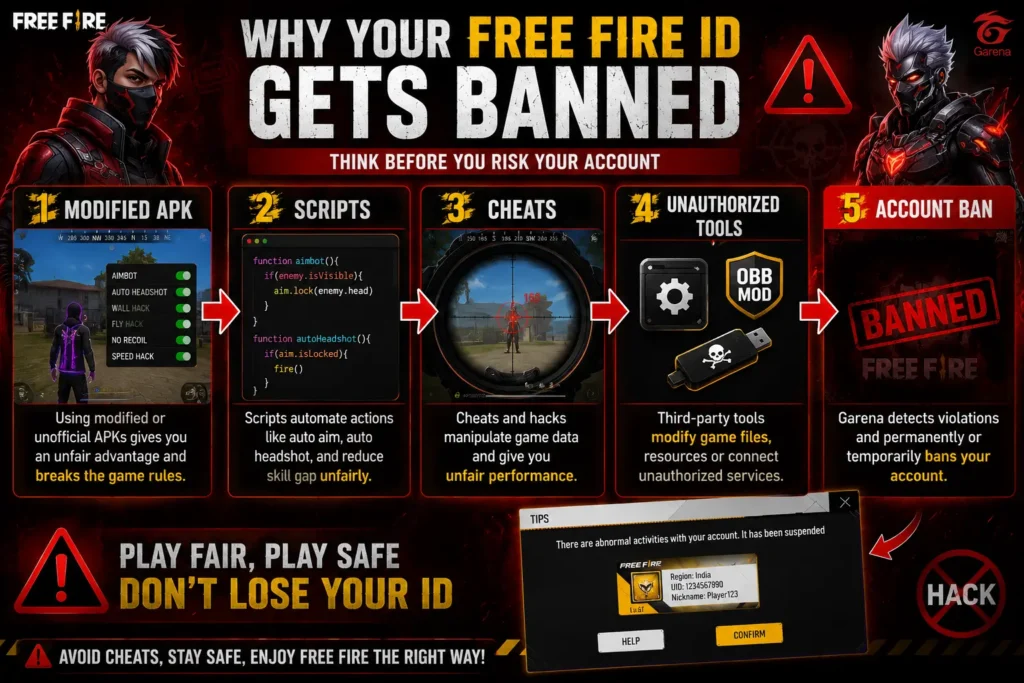 Free Fire id ban