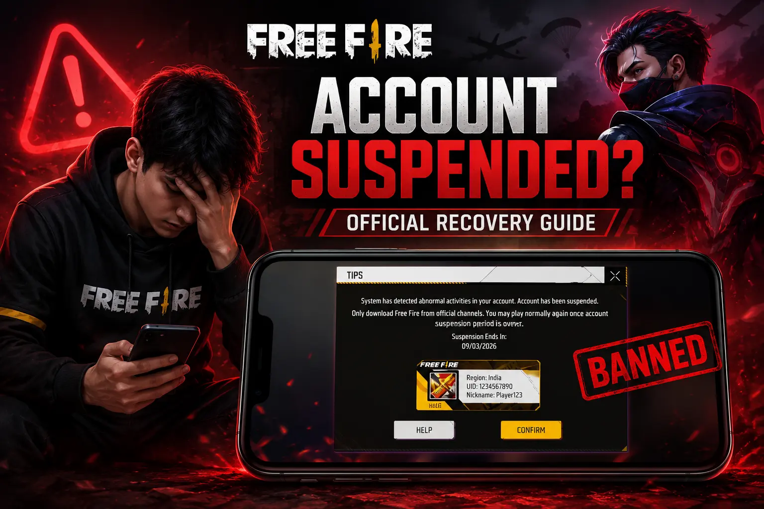Free Fire Account ID Unban