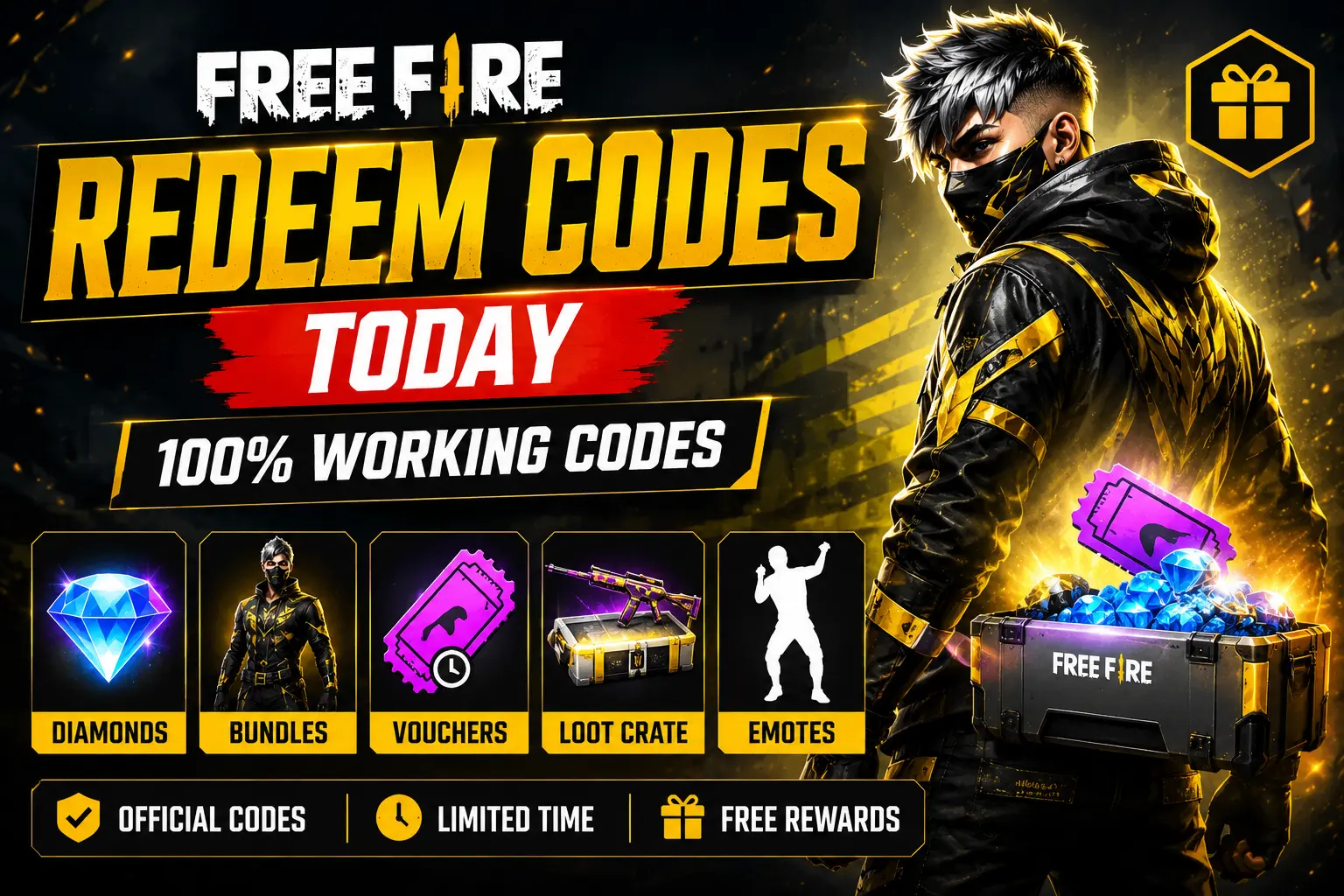 Free fire Redeem codes